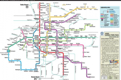 แผนที่รถไฟฟ้าใต้ดินโอซาก้า (Osaka Subway Map)